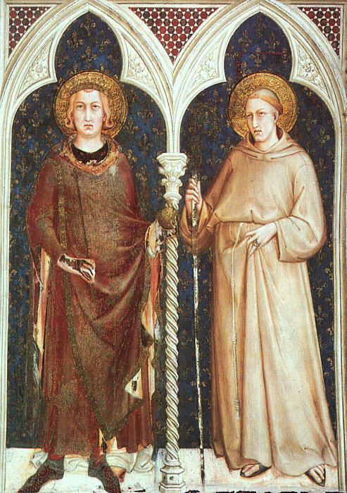 Simone Martini St.Louis of France and St.Louis of Toulouse oil painting picture